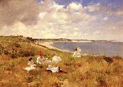 William Merritt Chase Idle Hours Germany oil painting artist